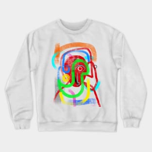 face Crewneck Sweatshirt